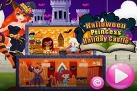 Princess castle on halloween