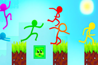 Stickman Parkour 2: Lucky Block